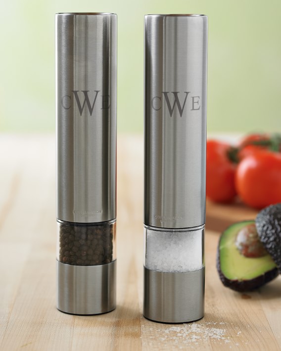 Cole & Mason Electric Salt & Pepper Mills Williams Sonoma CA Williams Sonoma