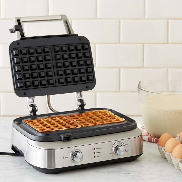 Breville Smart Waffle Maker Waffle Iron Williams Sonoma