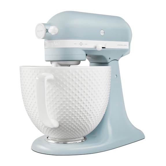 kitchen aid mixer light blue