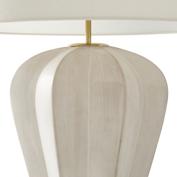 AERIN Pierrepont Stone White Table Lamp 