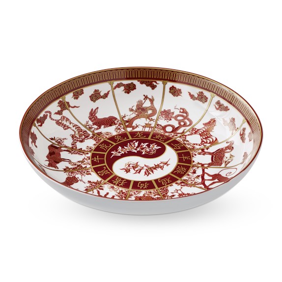 Lunar Zodiac Serving Bowl