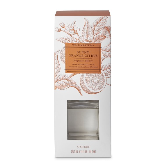 Williams Sonoma Candle & Fragrance Diffuser Set Winter Forest Spiced Chestnut 