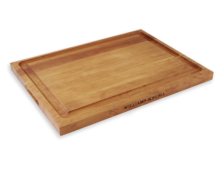 Williams Sonoma Edge-Grain Cutting & Carving Board, Cherry | Williams ...