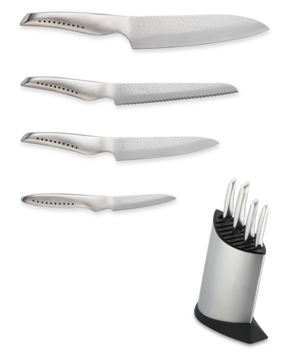Global Sai 5Piece Knife Block Set Williams Sonoma