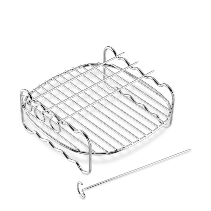 Air Fryer Accessories Double Layer Rack Skewer Tray Shelf for HD9904/00 