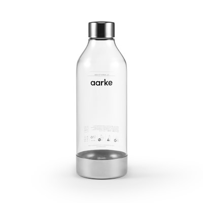 Aarke Reusable Extra Water Bottle, Stainless-Steel, Single