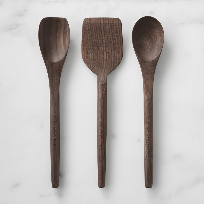 Williams Sonoma Mini Walnut Wood Spoons Williams Sonoma