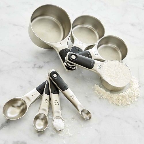 OXO Stainless-Steel Measuring Cups & Spoons Set