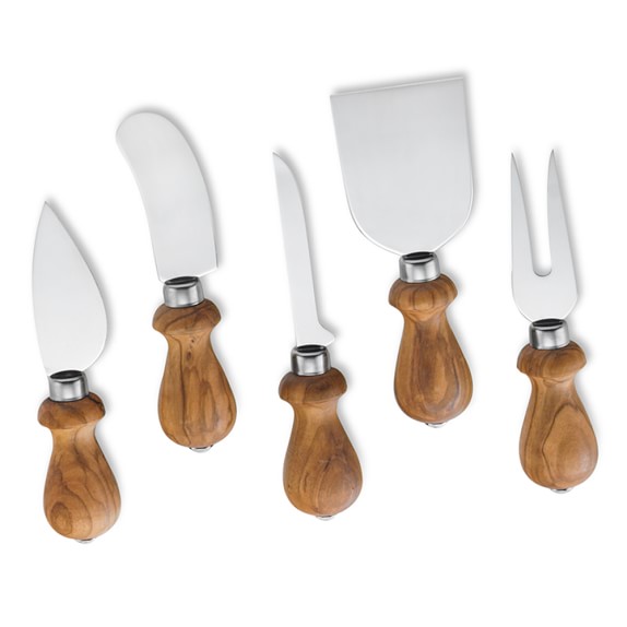 NEW WILLIAMS SONOMA SCUPTURAL BUNNY CHEESE KNIVES SET OF 3 EASTER CHEESE KNIVES 