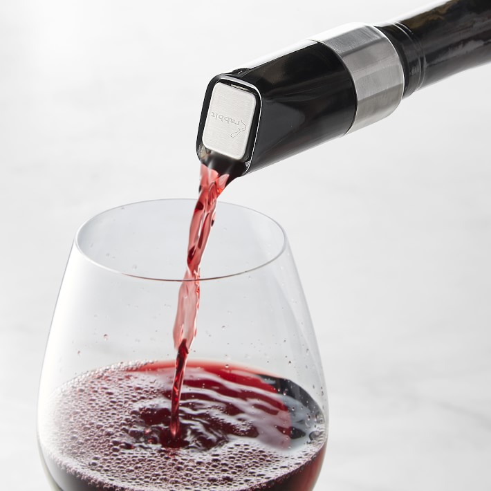 Rabbit Pro Wine Aerator & Stopper Williams Sonoma