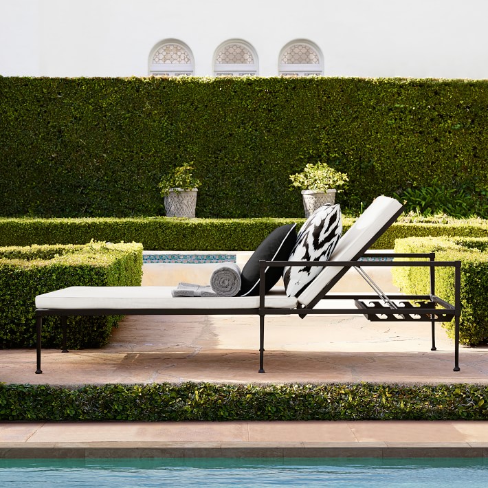 Bridgehampton Outdoor Chaise Patio Furniture Williams Sonoma