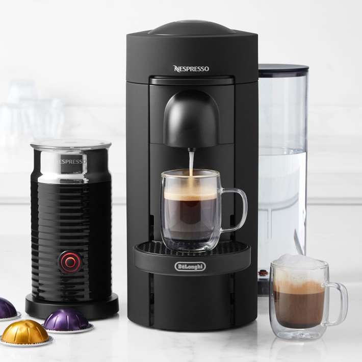 Matte Black Nespresso VertuoPlus with 