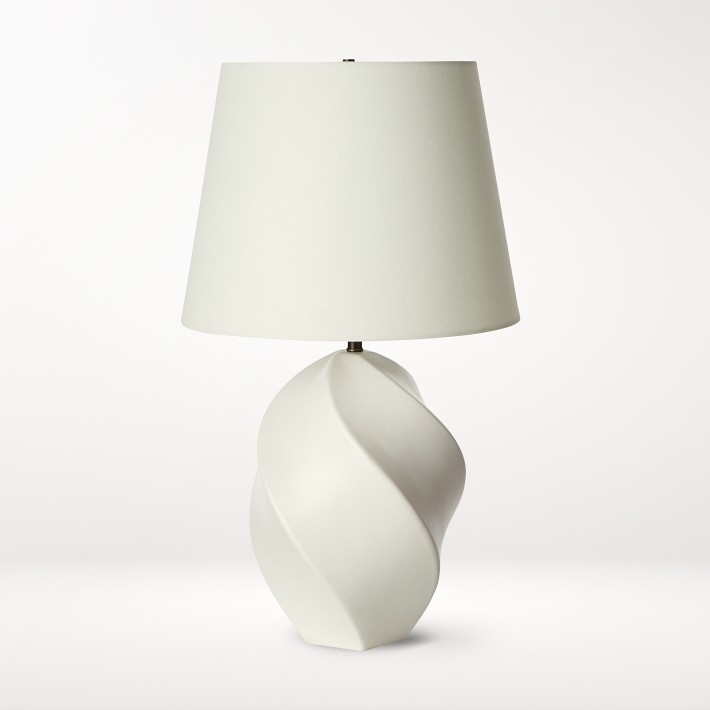 Zara White Ceramic Table Lamp Williams Sonoma