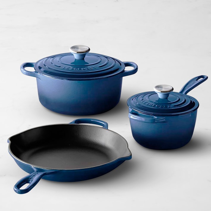 Le Creuset Signature CastIron 5Piece Cookware Set Williams Sonoma