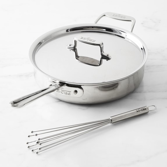 All-Clad Stainless 3-Quart Nonstick Saute Pan with Loop