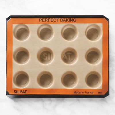 Silpat Nonstick Perforated Aluminum Baking Tray & Silpat Nonstick Muffin Pan