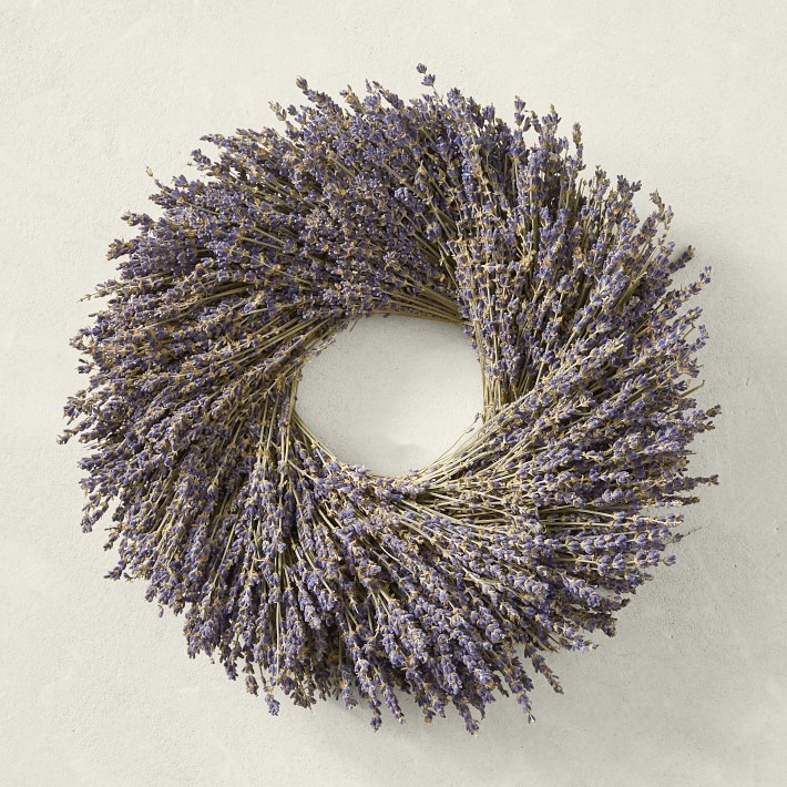 Lavender Door Wreath | Williams Sonoma