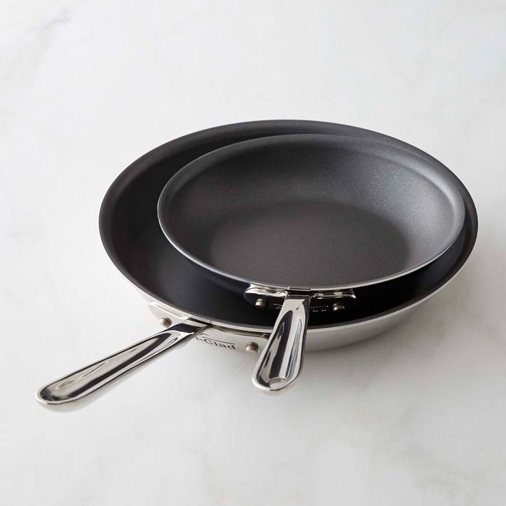 All-Clad d5 Stainless-Steel Nonstick Fry Pan Set