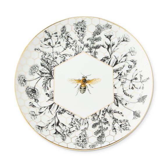 ceramic bee plates