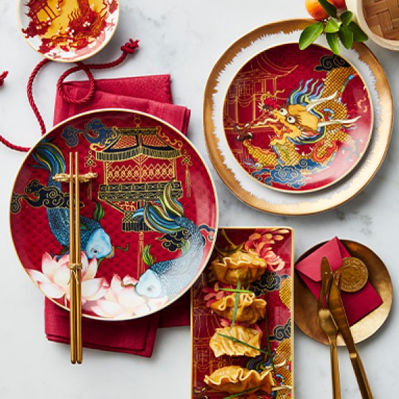 Lunar Mixed Salad Plates