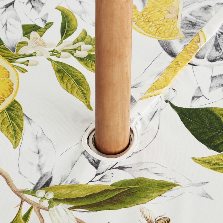 Meyer Lemon Oilcloth Outdoor Tablecloth Williams Sonoma
