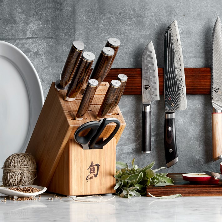 Shun Premier 9Piece Knife Block Set Williams Sonoma