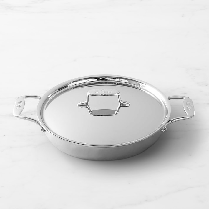 AllClad d5 StainlessSteel Nonstick AllInOne Saute Pan 4Qt