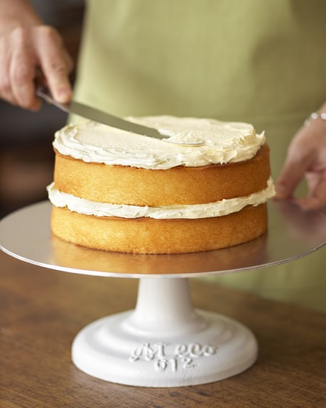 12" Metal Rotating Cake Turntable Cake Stand Plate Baking Revolving Decor Spin 