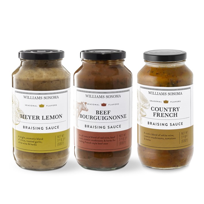 Williams Sonoma Best Selling Braising Sauce Trio Williams Sonoma