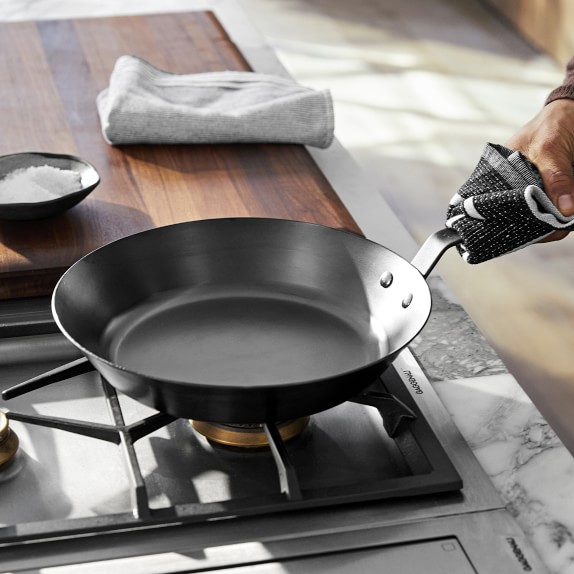 CRUXGG Seasoned Blue Steel Fry Pan 