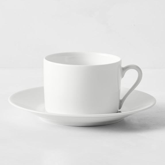 white porcelain tea cups