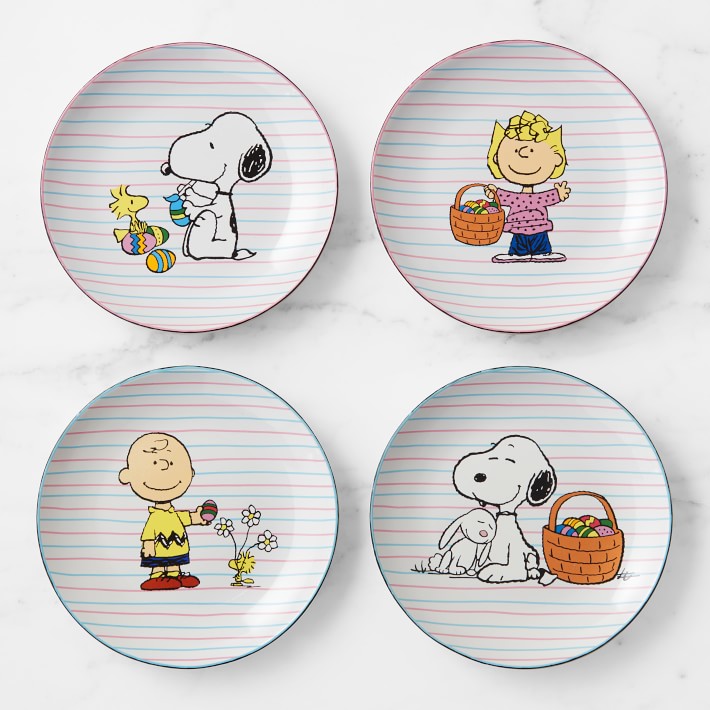 PEANUTS™ Salad Plates, Set of 4 | Williams Sonoma