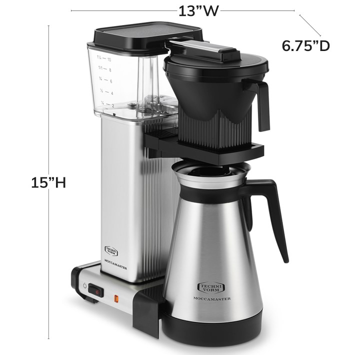 Moccamaster by Technivorm Coffee Maker with Thermal Carafe Williams
