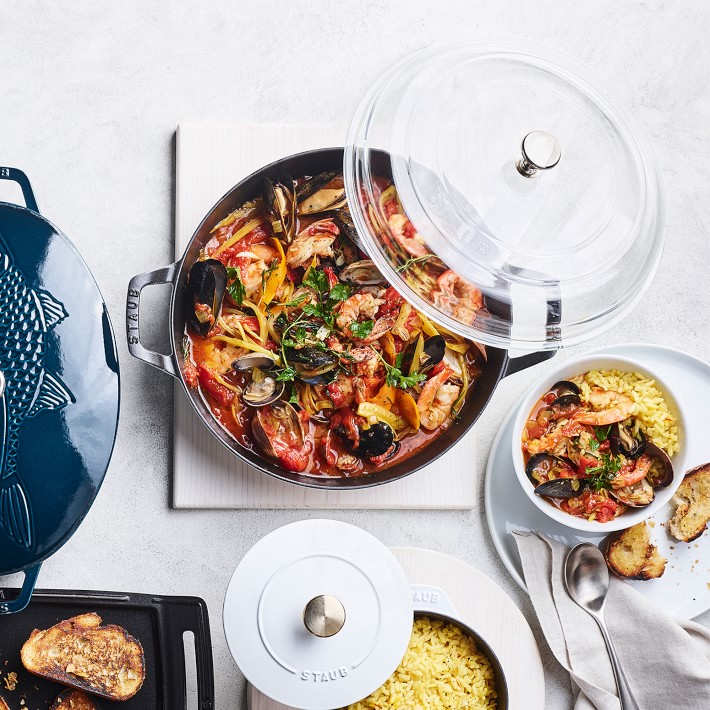 Staub Cast-Iron Everything Pan, 3 1/2-Qt., Dutch Oven | Williams Sonoma