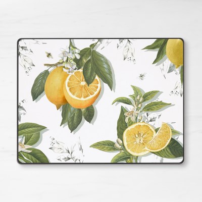 Williams Sonoma Meyer Lemon Tablecloth 70 x 120 NEW 
