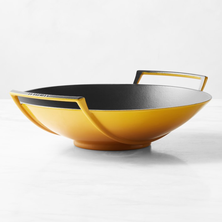 Le Creuset Signature Enameled Cast Iron Wok Williams Sonoma