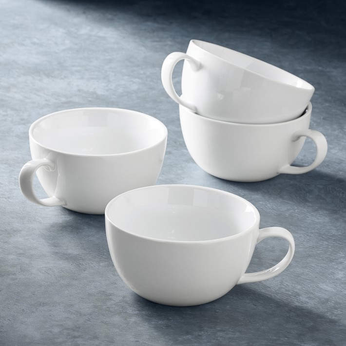 porcelain latte mug