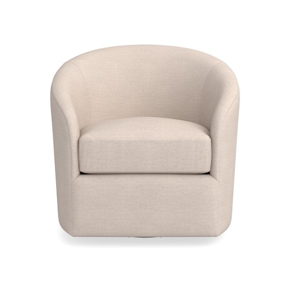 white swivel chair