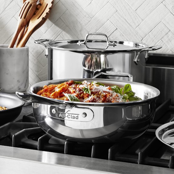 Details about   All Clad D5 Stainless 3 QT Essential Pan With Lid 