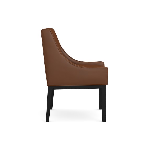 leather dining armchair