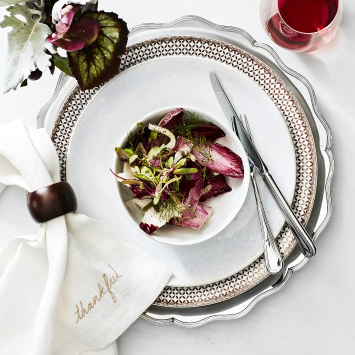 Dark Wood Napkin Rings Set of 4 Williams Sonoma