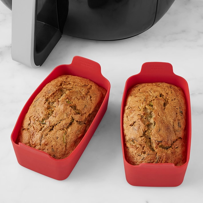 Williams Sonoma Air Fryer Silicone Loaf Pans Set of 2 Williams Sonoma