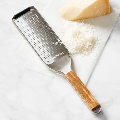 Microplane® Master Series Fine Olivewood-Handled Paddle Grater