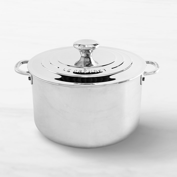 Le Creuset StainlessSteel Stock Pot Williams Sonoma