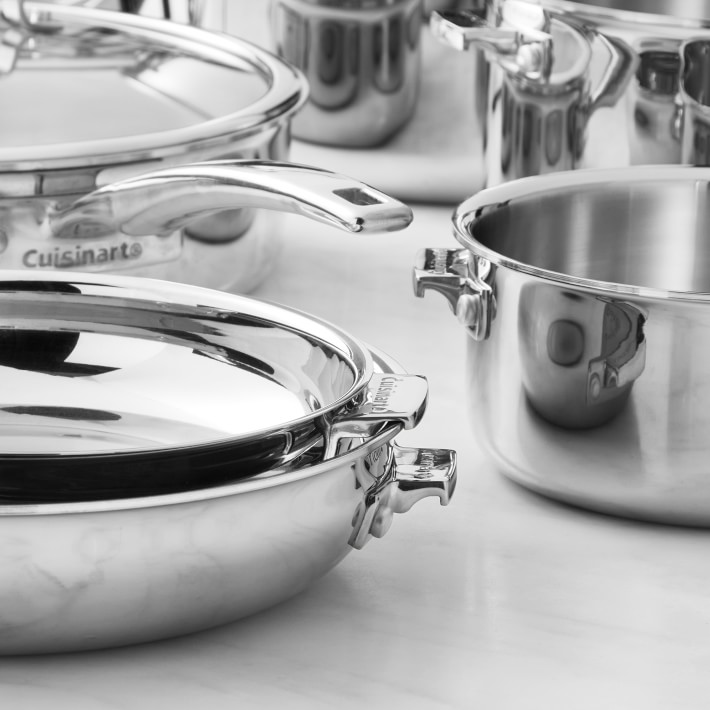 Cuisinart Triply SmartNest StainlessSteel 11Piece Cookware Set