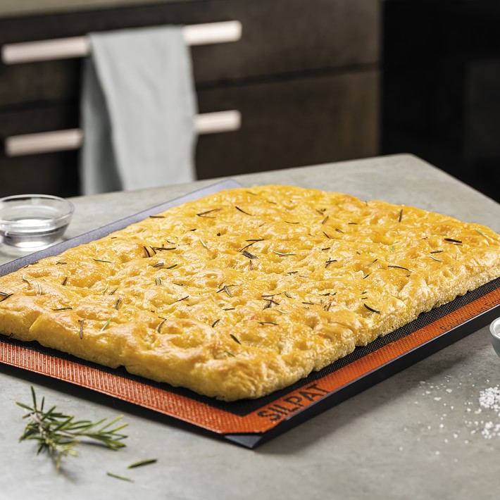 Silpat Silbread Silicone Perforated Crisping Half Sheet Pan Liner Williams Sonoma