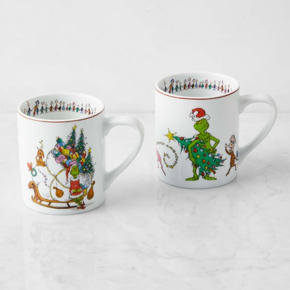 Dr Seuss How The Grinch Stole Christmas Grinch Heat Reactive 20 oz Ceramic Mug 