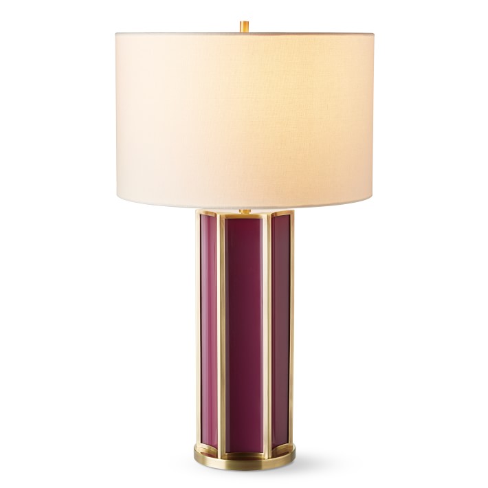 cranberry table lamps