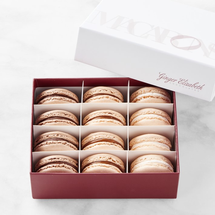 Ginger Elizabeth 3 Flavors of Macarons, Set of 12 Williams Sonoma