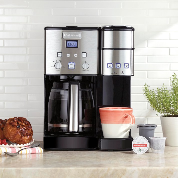 Cuisinart Coffee 12Cup Centre & SingleServe Brewer with Glass Carafe